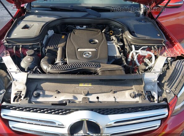 WDC0G4JB6JV018746 2018 MERCEDES-BENZ GLC 300 Red Հետևի տեսք