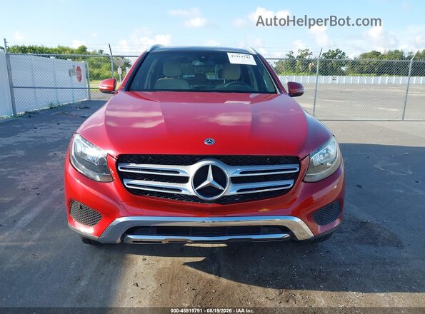 WDC0G4JB6JV018746 2018 MERCEDES-BENZ GLC 300 Red Սարքավորումների վահանակի տեսք