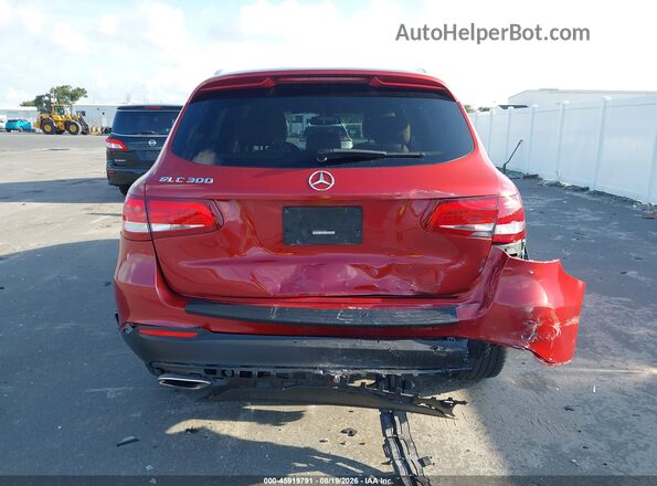 WDC0G4JB6JV018746 2018 MERCEDES-BENZ GLC 300 Red 