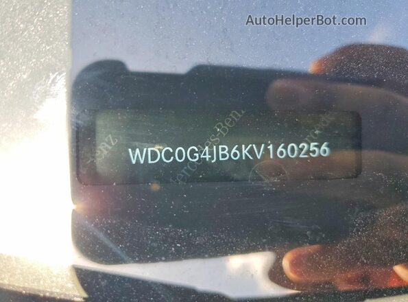WDC0G4JB6KV160256 2019 MERCEDES-BENZ GLC-CLASS Black VIN კოდის სტიკერის ხედი
