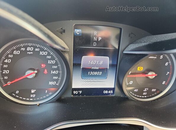 WDC0G4JB7HF141170 2017 MERCEDES-BENZ GLC-CLASS Gray Vista del cuadro de instrumentos