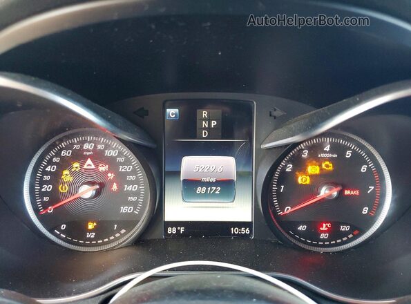WDC0G4JB7HF213968 2017 MERCEDES-BENZ GLC-CLASS Черный Вид щитка приборов