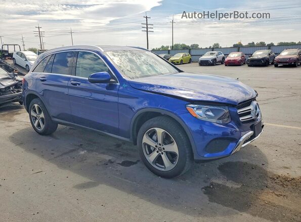 WDC0G4JB7JV022000 2018 MERCEDES-BENZ GLC-CLASS Blue Delantero derecho