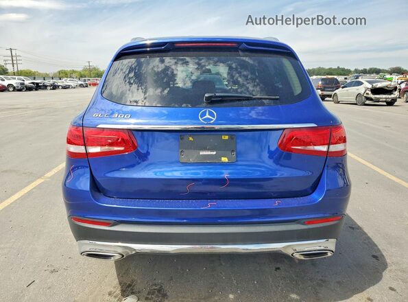 WDC0G4JB7JV022000 2018 MERCEDES-BENZ GLC-CLASS Blue Vista trasera