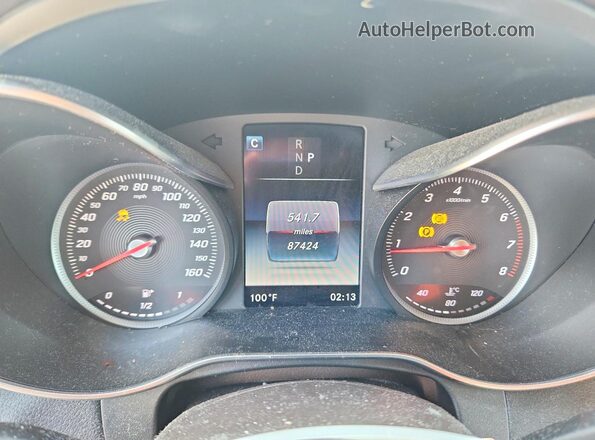 WDC0G4JB8GF033915 2016 MERCEDES-BENZ GLC-CLASS Gray Vista del cuadro de instrumentos