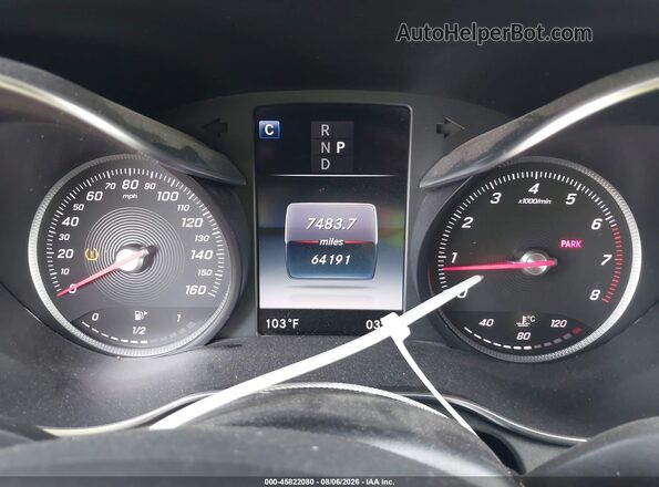 WDC0G4JB8HF162626 2017 MERCEDES-BENZ GLC 300 Silver უკანა სავარძლების ხედი