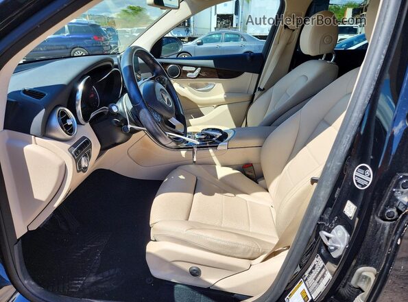 WDC0G4JB9GF102823 2016 MERCEDES-BENZ GLC-CLASS Black Вид салону спереду