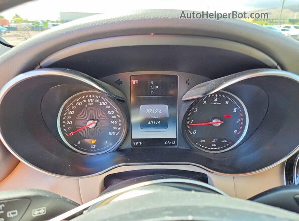 WDC0G4JB9GF102823 2016 MERCEDES-BENZ GLC-CLASS Black Вид щитка приладів