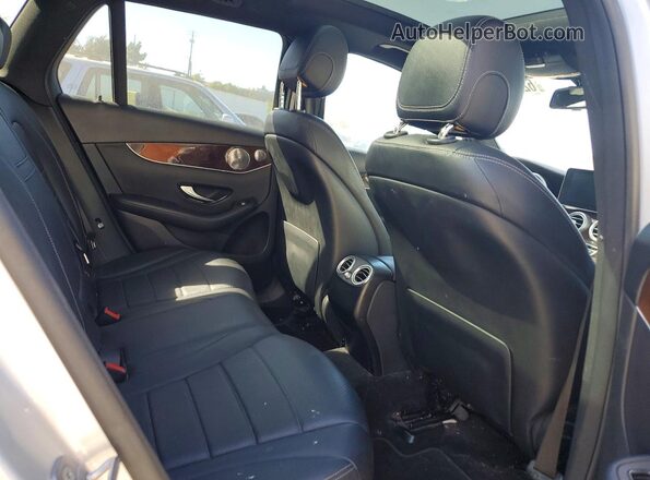 WDC0G4JB9HF141297 2017 MERCEDES-BENZ GLC-CLASS Silver Rear seats view