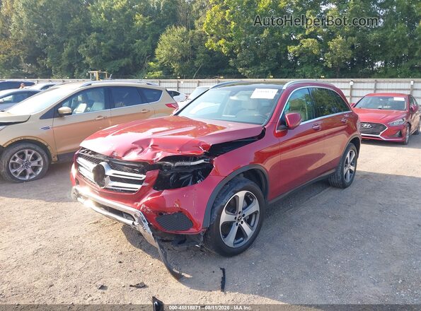 WDC0G4JB9KF505371 2019 MERCEDES-BENZ GLC 300 Красный Передняя левая четверть