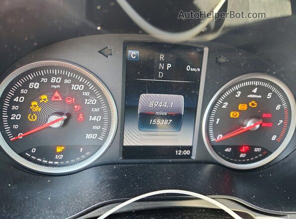 WDC0G4JBXGF009566 2016 MERCEDES-BENZ GLC-CLASS Blue Widok zestawu wskaźników