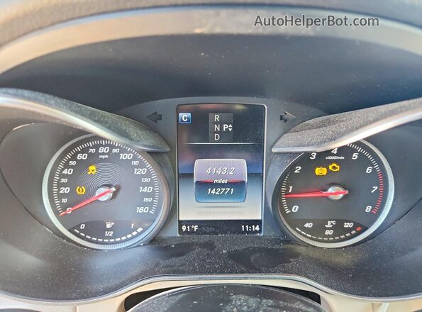 WDC0G4JBXHF123777 2017 MERCEDES-BENZ GLC-CLASS Черный Вид щитка приборов