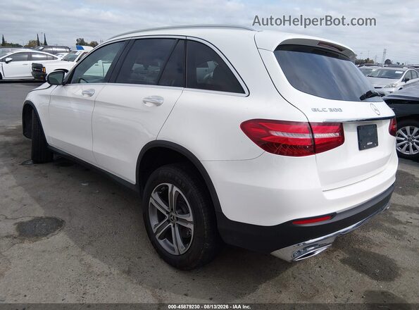 WDC0G4JBXK1000808 2019 MERCEDES-BENZ GLC 300 White Rear left