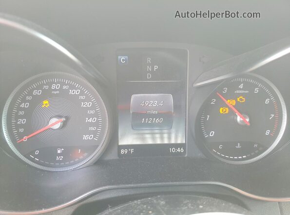 WDC0G4JBXKF606466 2019 MERCEDES-BENZ GLC-CLASS White Vista del cuadro de instrumentos