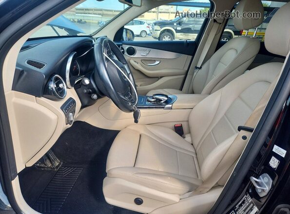 WDC0G4JBXKF608587 2019 MERCEDES-BENZ GLC-CLASS Black Widok wnętrza z przodu