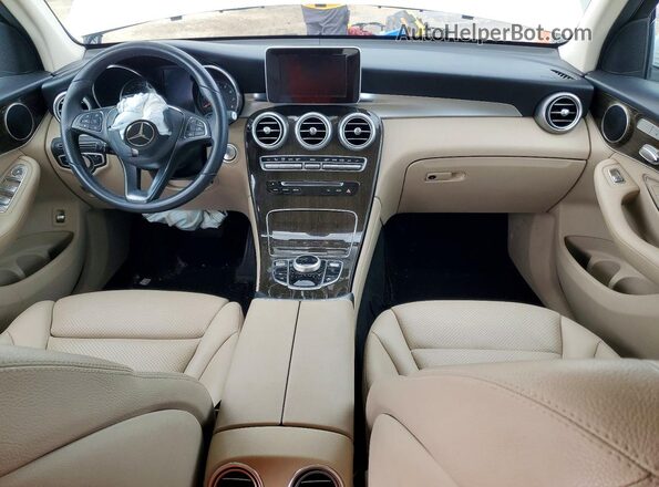 WDC0G4JBXKF669860 2019 MERCEDES-BENZ GLC-CLASS White წინა პანელის ხედი