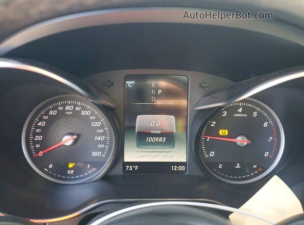 WDC0G4JBXKV147476 2019 MERCEDES-BENZ GLC-CLASS Черный Вид щитка приборов