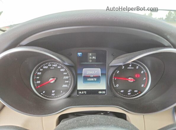 WDC0G4KB0HF169214 2017 MERCEDES-BENZ GLC-CLASS White ხელსაწყოთა პანელის ხედი