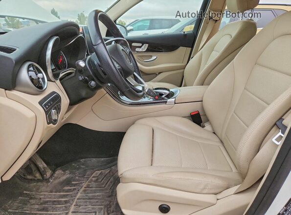 WDC0G4KB0HF169214 2017 MERCEDES-BENZ GLC-CLASS White წინა სალონის ხედი