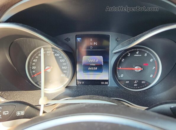 WDC0G4KB1GF071145 2016 MERCEDES-BENZ GLC-CLASS White Widok zestawu wskaźników