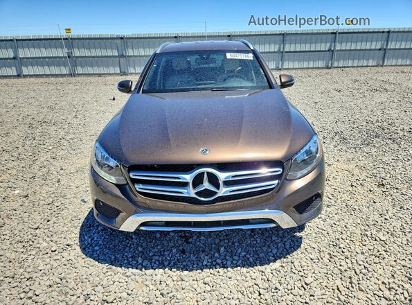 WDC0G4KB1JV035520 2018 MERCEDES-BENZ GLC-CLASS Brown Vista frontal