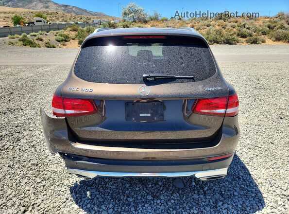 WDC0G4KB1JV035520 2018 MERCEDES-BENZ GLC-CLASS Brown Vista trasera