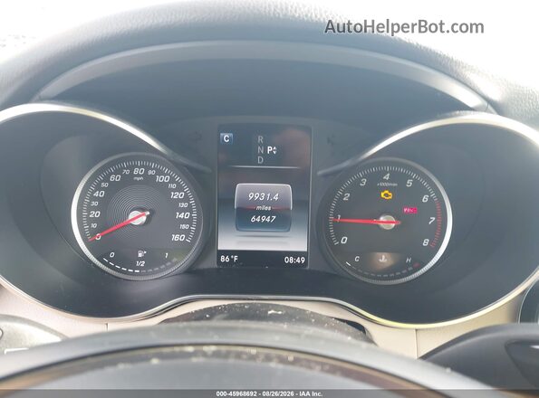 WDC0G4KB1KV180753 2019 MERCEDES-BENZ GLC 300 White უკანა სავარძლების ხედი