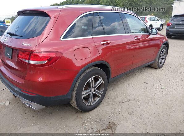 WDC0G4KB2GF012038 2016 MERCEDES-BENZ GLC 300 Red Trasero derecho