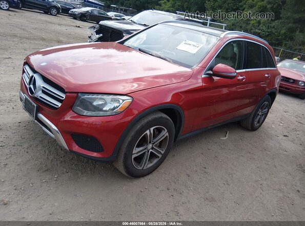 WDC0G4KB2GF012038 2016 MERCEDES-BENZ GLC 300 Red Vista tres cuartos delantera izquierda