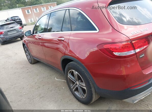 WDC0G4KB2GF012038 2016 MERCEDES-BENZ GLC 300 Red Trasero izquierdo