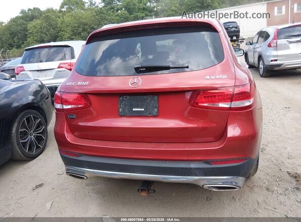 WDC0G4KB2GF012038 2016 MERCEDES-BENZ GLC 300 Red 
