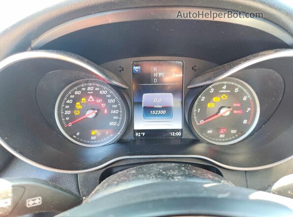 WDC0G4KB2GF068111 2016 MERCEDES-BENZ GLC-CLASS Black Instrument cluster view