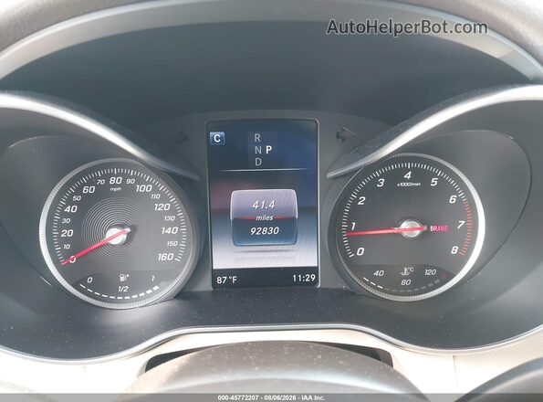 WDC0G4KB2GF074734 2016 MERCEDES-BENZ GLC 300 White უკანა სავარძლების ხედი