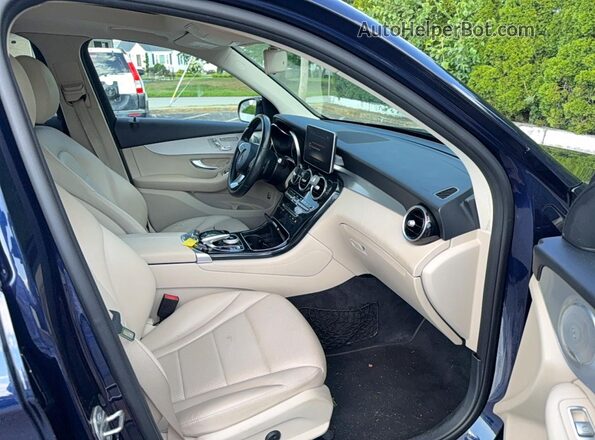 WDC0G4KB2HF160160 2017 MERCEDES-BENZ GLC-CLASS Blue Front view