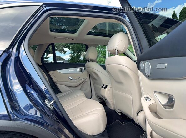 WDC0G4KB2HF160160 2017 MERCEDES-BENZ GLC-CLASS Blue Rear view