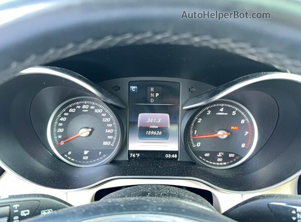 WDC0G4KB2HF160160 2017 MERCEDES-BENZ GLC-CLASS Синий Вид панели приборов