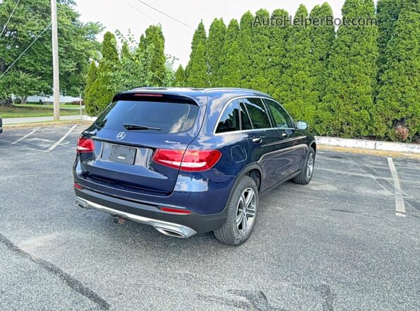 WDC0G4KB2HF160160 2017 MERCEDES-BENZ GLC-CLASS Синий Передняя правая четверть