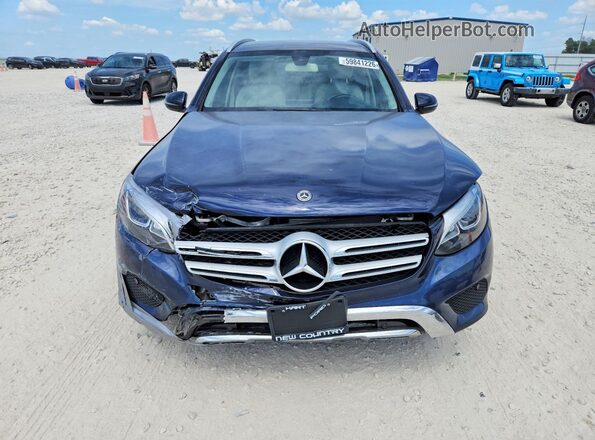 WDC0G4KB2JV058806 2018 MERCEDES-BENZ GLC-CLASS Blue Widok z przodu