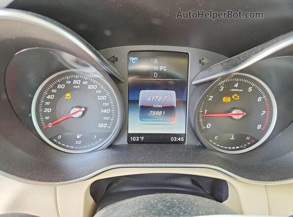 WDC0G4KB2JV058806 2018 MERCEDES-BENZ GLC-CLASS Blue Widok zestawu wskaźników