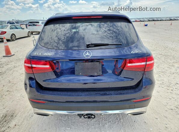 WDC0G4KB2JV058806 2018 MERCEDES-BENZ GLC-CLASS Blue Widok z tyłu
