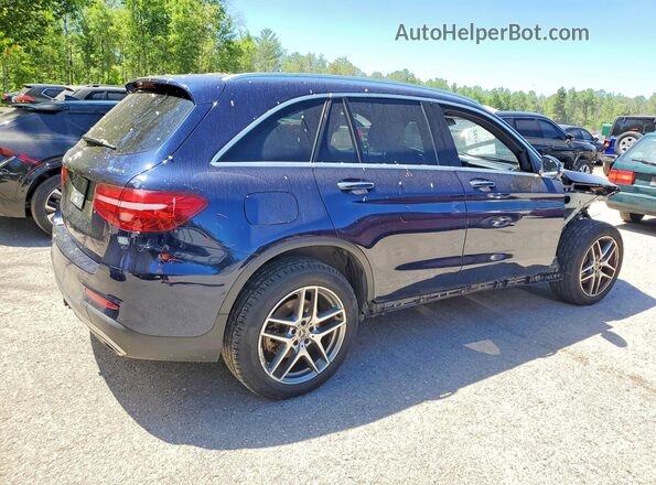 WDC0G4KB2JV107051 2018 MERCEDES-BENZ GLC-CLASS Blue Trasero derecho