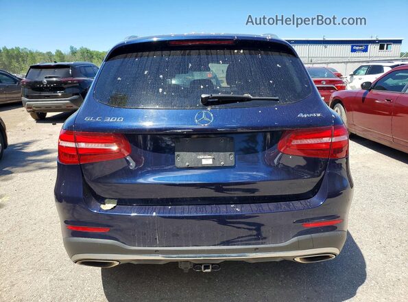 WDC0G4KB2JV107051 2018 MERCEDES-BENZ GLC-CLASS Blue Vista trasera