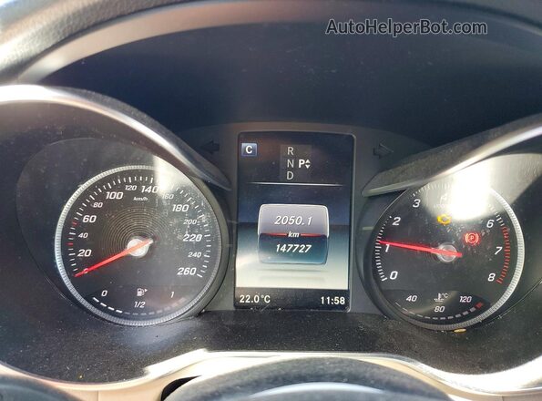 WDC0G4KB2JV107051 2018 MERCEDES-BENZ GLC-CLASS Blue Vista del cuadro de instrumentos