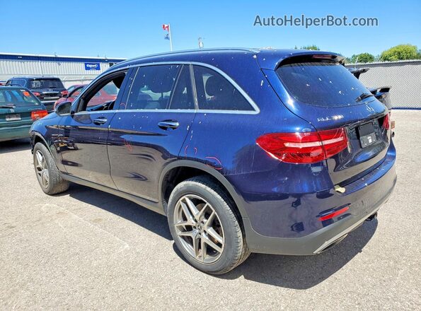 WDC0G4KB2JV107051 2018 MERCEDES-BENZ GLC-CLASS Blue Trasero izquierdo