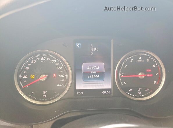 WDC0G4KB3GF085788 2016 MERCEDES-BENZ GLC-CLASS Черный Вид щитка приборов