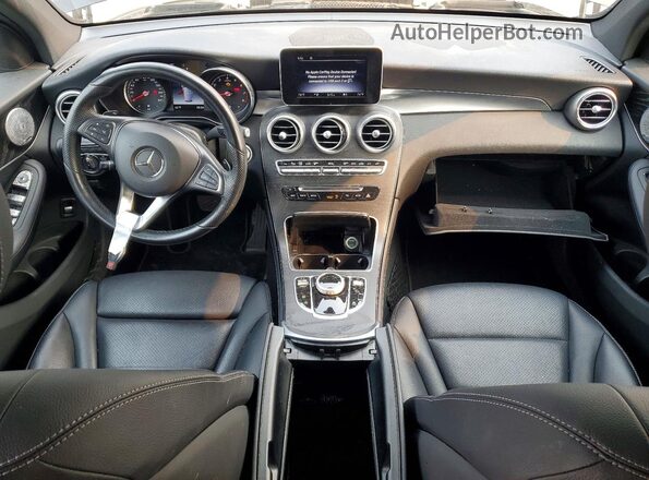 WDC0G4KB3JV027578 2018 MERCEDES-BENZ GLC-CLASS Black წინა პანელის ხედი