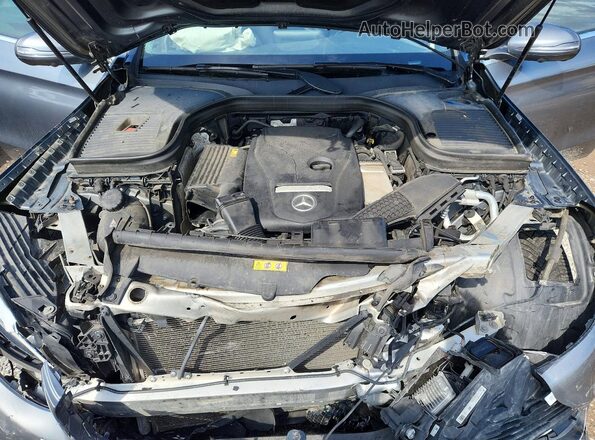 WDC0G4KB3JV097128 2018 MERCEDES-BENZ GLC-CLASS Gray Vista del compartimento del motor