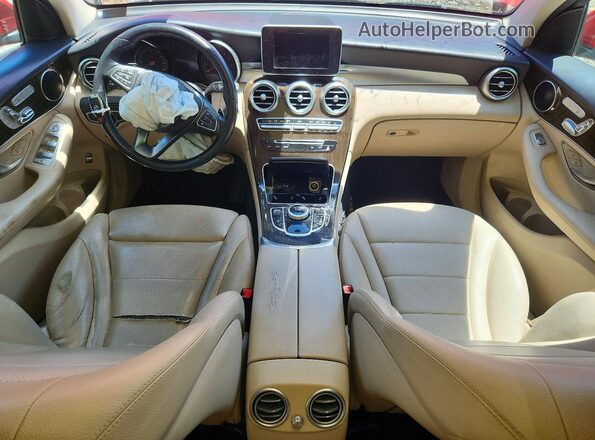 WDC0G4KB3KF615363 2019 MERCEDES-BENZ GLC-CLASS Red Вид панелі приладів