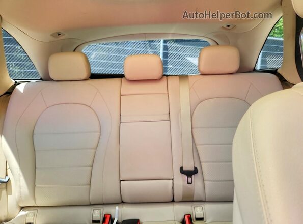 WDC0G4KB3KF615363 2019 MERCEDES-BENZ GLC-CLASS Red Вид задніх сидінь
