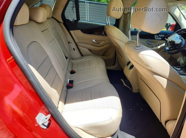 WDC0G4KB3KF615363 2019 MERCEDES-BENZ GLC-CLASS Red Вид задньої частини салону